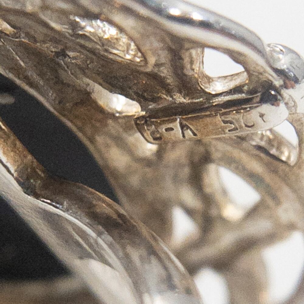 Polish Amber Sterling Silver Statement Ring | Size 6 - Picture 7 of 11
